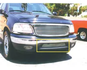 1999-2003 F-150 Billet Bumper Grille, Polished, 1 Pc, Bolt-On - PN #25581