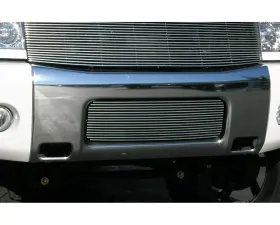 2004-2007 Armada, 04-14 Titan Billet Bumper Grille, Polished, 1 Pc, Bolt-On - PN #25780