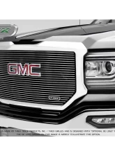 2016-2018 Sierra 1500 Laser Billet Grille, Polished, 1 Pc, Insert, with Logo Cutout - PN #6202130                                     - 6202130 - Image 4
