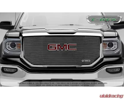 2016-2018 Sierra 1500 Laser Billet Grille, Polished, 1 Pc, Insert, with Logo Cutout - PN #6202130 - 6202130