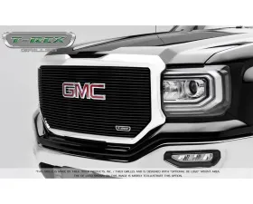2016-2018 Sierra 1500 Laser Billet Grille, Black, 1 Pc, Insert, with Logo Cutout - PN #6202131