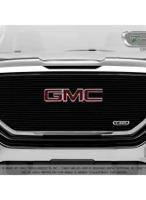 2016-2018 Sierra 1500 Laser Billet Grille, Black, 1 Pc, Insert, with Logo Cutout - PN #6202131                                     - 6202131 - Image 4