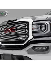 2016-2018 Sierra 1500 SLE Laser Billet Grille, Polished, 3 Pc, Overlay - PN #6212130                                     - 6212130 - Image 4