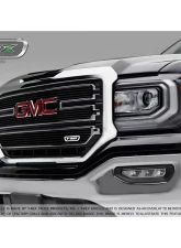 2016-2018 Sierra 1500 SLE Laser Billet Grille, Black, 3 Pc, Overlay - PN #6212131                                     - 6212131 - Image 3