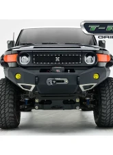2007-2014 Toyota FJ Cruiser Torch Grille, Black, 1 Pc, Insert, Chrome Studs, Incl. (2) 3" LED Cube Lights - PN #6319321                                     - 6319321 - Image 3