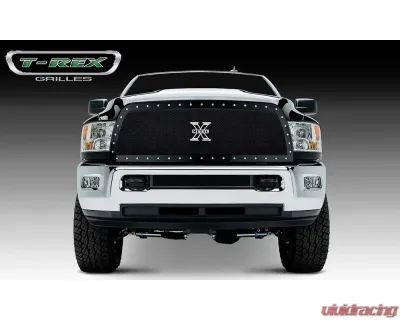 2013-2018 Ram 2500, 3500 X-Metal Grille, Black, 1 Pc, Replacement, Chrome Studs - PN #6714521 - 6714521