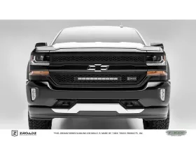 2016-2018 Silverado 1500 ZROADZ Grille, Black, 2 Pc, Insert, Incl. (1) 20