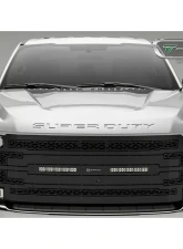 2017-2019 Super Duty ZROADZ Grille, Black, 1 Pc, Replacement, Incl. (2) 10" LEDs, Fits Vehicles with Camera - PN #Z315371                                     - Z315371 - Image 2