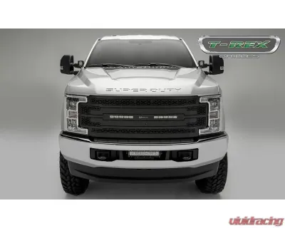 2017-2019 Super Duty ZROADZ Grille, Black, 1 Pc, Replacement, Incl. (2) 10" LEDs, Fits Vehicles with Camera - PN #Z315371 - Z315371
