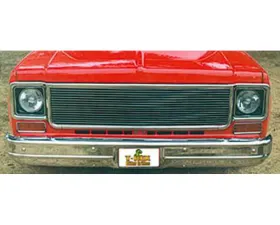 Billet Grille, Polished, 1 Pc, Replacement - PN #20005