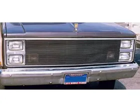 GMC/Chevy Billet Grille, Polished, 1 Pc, Replacement, 20 Bars - PN #20015