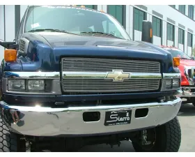 2004-2009 Chev Kodiak C-4500, C-5500 Billet Grille, Polished, 1 Pc, Insert - PN #20083