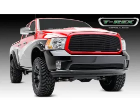 2013-2018 Ram 1500 Billet Grille, Black, 1 Pc, Insert - PN #20458B