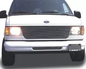 Econoline Van Grille Insert 1992-07 Ford Econoline Van Aluminum Polished Billet Series T-REX Grilles