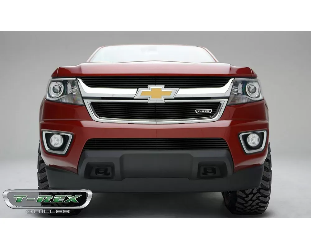 2015-2020 Chev Colorado Billet Grille, Black, 2 Pc, Overlay - PN #21267B - 21267B
