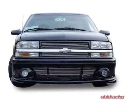 1998-2004 S-10 Truck, 98-05 S-10 Blazer Billet Grille, Polished, 2 Pc, Insert, For grilles with honeycomb Mesh style - PN #21276 - 21276