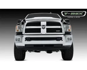 2013-2018 Ram 2500, 3500 Billet Grille, Black, 4 Pc, Replacement - PN #21452B