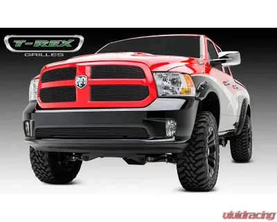 2013-2018 Ram 1500 Billet Grille, Black, 4 Pc, Overlay - PN #21458B - 21458B