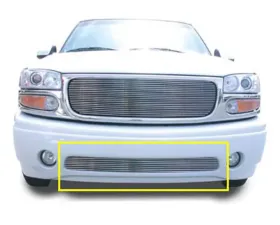 GMC Billet Bumper Grille, Polished, 1 Pc, Bolt-On - PN #25179