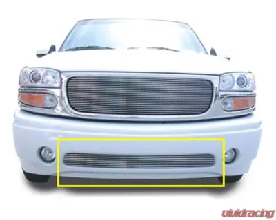 GMC Billet Bumper Grille, Polished, 1 Pc, Bolt-On - PN #25179 - 25179