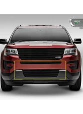 2016-2017 Explorer Billet Bumper Grille, Black, 2 Pc, Insert - PN #25664B                                     - 25664B - Image 2
