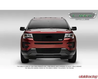 2016-2017 Explorer Billet Bumper Grille, Black, 2 Pc, Insert - PN #25664B - 25664B