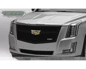2015-2019 Escalade Upper Class Grille, Black with Brushed Center Trim Piece, 1 Pc, Replacement, Fits Vehicles with Camera - PN #51181