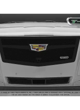 2015-2019 Escalade Upper Class Grille, Black with Brushed Center Trim Piece, 1 Pc, Replacement, Fits Vehicles with Camera - PN #51181                                     - 51181 - Image 3