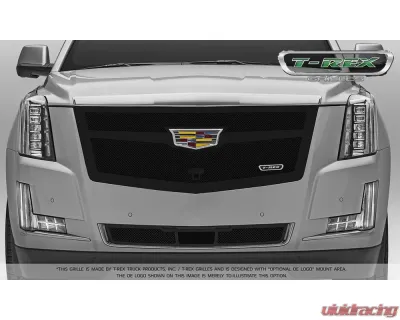 2015-2019 Escalade Upper Class Grille, Black with Brushed Center Trim Piece, 1 Pc, Replacement, Fits Vehicles with Camera - PN #51181 - 51181