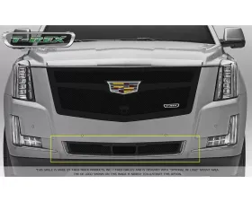 2015-2019 Escalade Upper Class Bumper Grille, Black, 1 Pc, Replacement, with Adaptive Cruise Control - PN #52189
