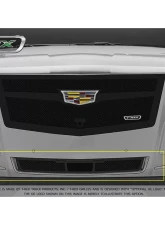 2015-2019 Escalade Upper Class Bumper Grille, Black, 1 Pc, Replacement, with Adaptive Cruise Control - PN #52189                                     - 52189 - Image 6