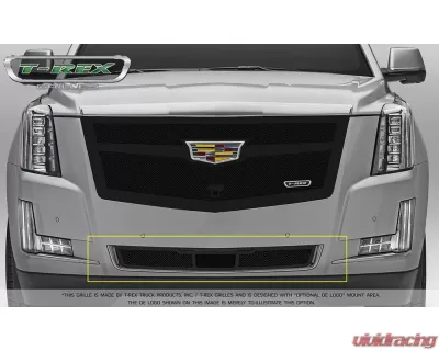 2015-2019 Escalade Upper Class Bumper Grille, Black, 1 Pc, Replacement, with Adaptive Cruise Control - PN #52189 - 52189