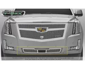 2015-2019 Escalade Upper Class Bumper Grille, Chrome, 1 Pc, Replacement, Fits Vehicles with Adaptive Cruise Control - PN #57189