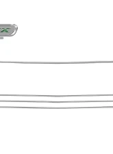 2019+ Silverado 1500 ??Trailboss, RST, LT Round Billet Grille, Horizontal Round, Brushed, 4 Pc, Overlay - PN #6211233                                     - 6211233 - Image 3