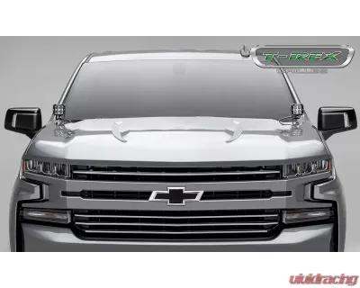 2019+ Silverado 1500 ??Trailboss, RST, LT Round Billet Grille, Horizontal Round, Brushed, 4 Pc, Overlay - PN #6211233 - 6211233
