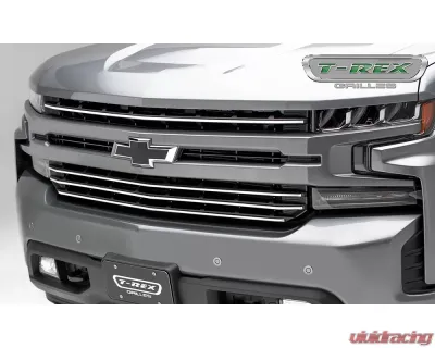 2019+ Silverado 1500 ??Trailboss, RST, LT Round Billet Grille, Horizontal Round, Silver, 4 Pc, Overlay - PN #6211236 - 6211236