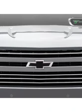 2019+ Silverado 1500 ??Trailboss, RST, LT Round Billet Grille, Horizontal Round, Silver, 4 Pc, Overlay - PN #6211236                                     - 6211236 - Image 2