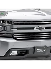 2019+ Silverado 1500 ??Trailboss, RST, LT Round Billet Grille, Horizontal Round, Silver, 4 Pc, Overlay - PN #6211236                                     - 6211236 - Image 6