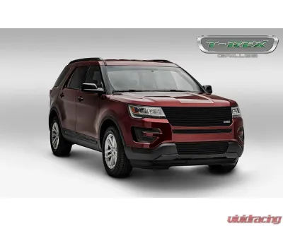 2016-2017 Explorer Laser Billet Grille, Black, 1 Pc, Replacement, without Logo Recess - PN #6216651 - 6216651