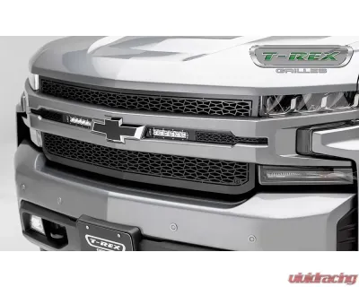 ZROADZ Grille, Black 1 Pc, Replacement, Incl. (2) 6" LEDs - Chevrolet Silverado 1500 2019-2020 - Z311261