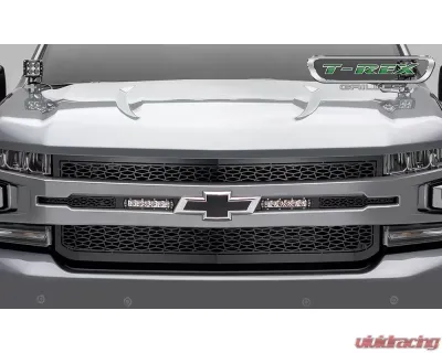 ZROADZ Grille, Black 1 Pc, Replacement, Incl. (2) 6" LEDs - Chevrolet Silverado 1500 2019-2020 - Z311261