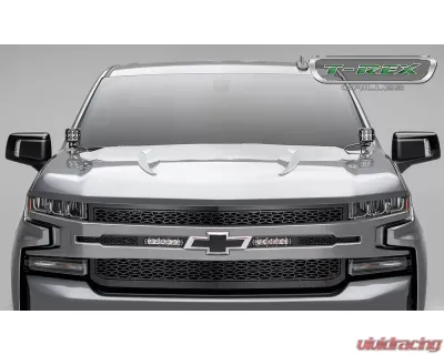 ZROADZ Grille, Black 1 Pc, Replacement, Incl. (2) 6" LEDs - Chevrolet Silverado 1500 2019-2020 - Z311261