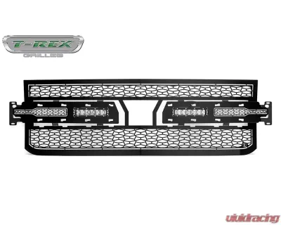 ZROADZ Grille, Black 1 Pc, Replacement, Incl. (2) 6" LEDs - Chevrolet Silverado 1500 2019-2020 - Z311261