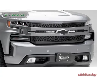 ZROADZ Grille, Black 1 Pc, Replacement, Incl. (2) 6" LEDs - Chevrolet Silverado 1500 2019-2020 - Z311261