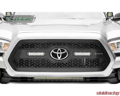 2018-2019 Tacoma ZROADZ Grille, Black, 1 Pc, Insert, Incl. (2) 6" LEDs - PN #Z319511 - Z319511