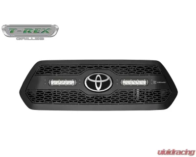 2018-2019 Tacoma ZROADZ Grille, Black, 1 Pc, Insert, Incl. (2) 6" LEDs - PN #Z319511 - Z319511