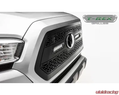 2018-2019 Tacoma ZROADZ Grille, Black, 1 Pc, Insert, Incl. (2) 6" LEDs - PN #Z319511 - Z319511
