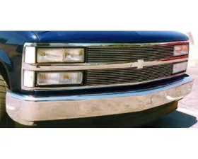 1988-1993 Silverado, Sub/Tahoe Billet Grille, Polished, 2 Pc, Insert - PN #20030