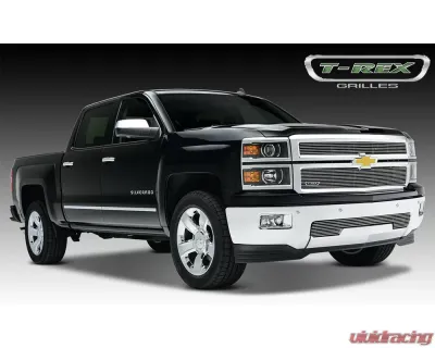 2014-2015 Silverado 1500 Billet Grille, Polished, 2 Pc, Replacement - PN #20121 - 20121