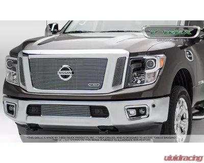 2016-2019 Titan Billet Grille, Polished, 3 Pc, Insert - PN #20785 - 20785